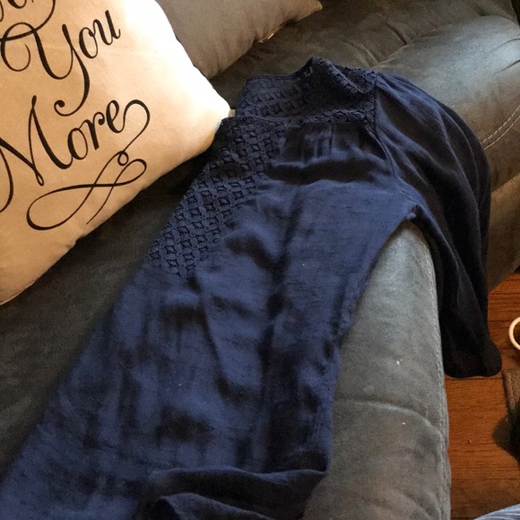 😍 Navy blue blouse - Picture 2 of 2